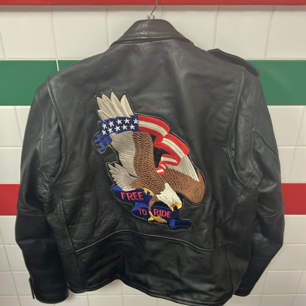 Force , Leather Biker Jacket - image 3